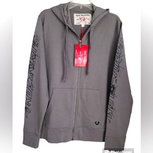 New True Religion Zipped  hoodie